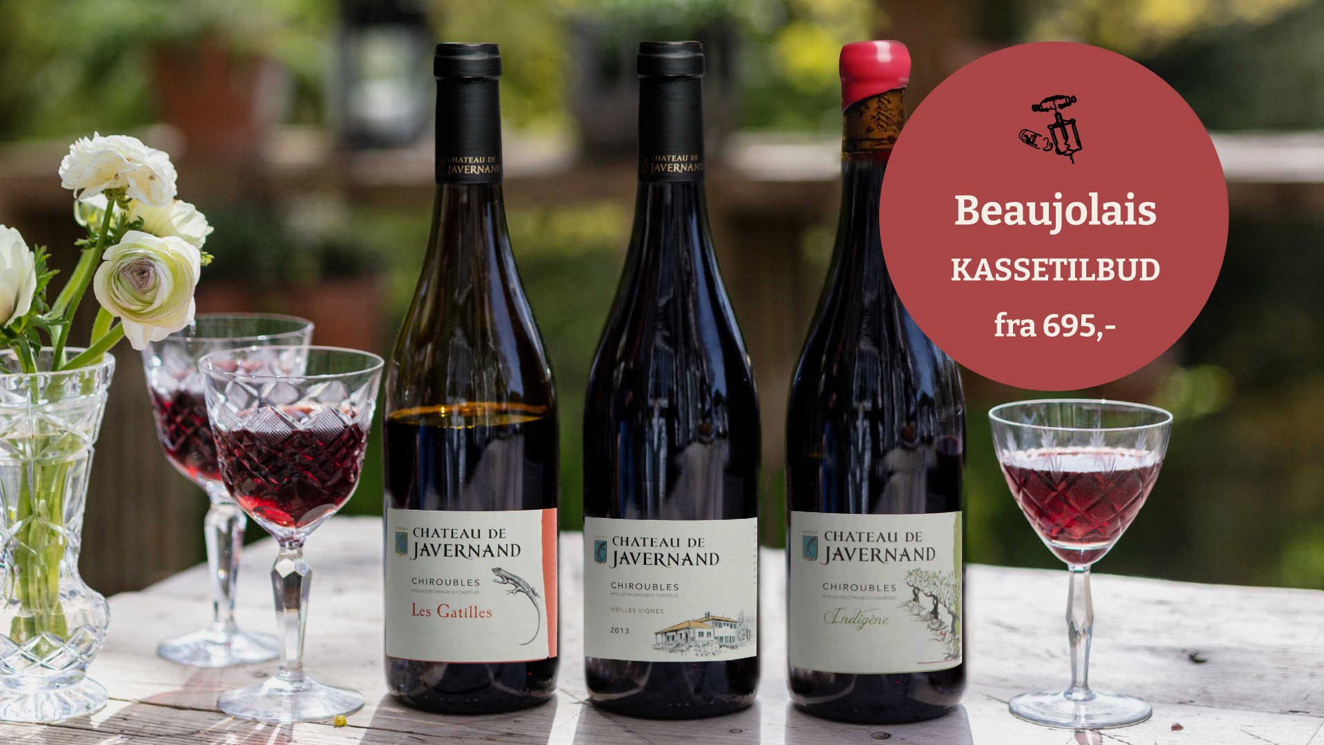 Beaujolais kassetilbud og smagekasser